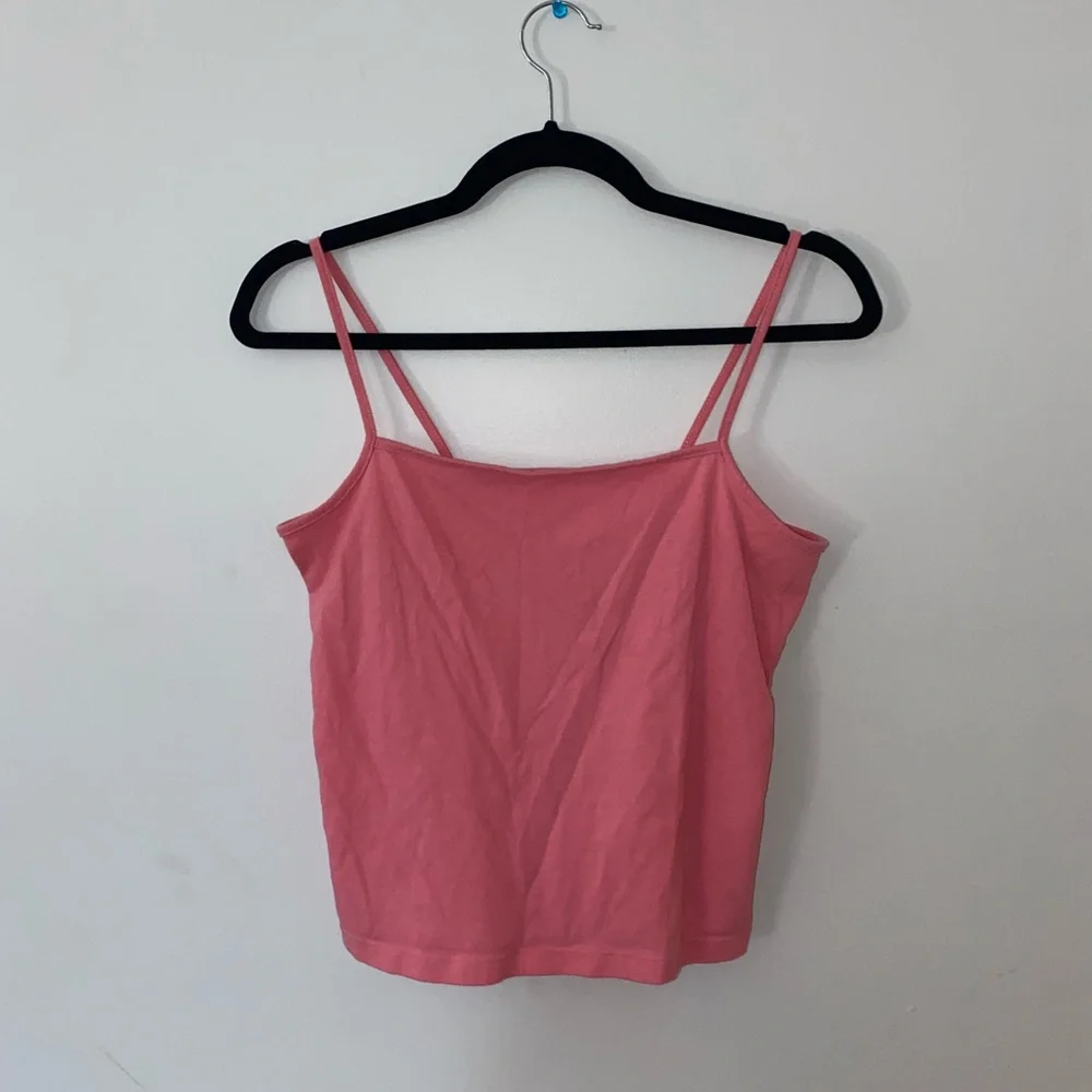 Pink Cropped Tanktop - Picture 1 of 2